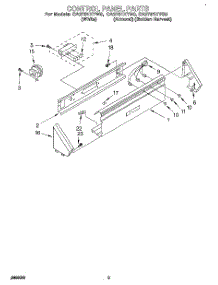 02 - Control Panel parts for Whirlpool Washer CA2751XYG0 from AppliancePartsPros.com