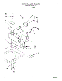 04 - Meter Case parts for Whirlpool Washer CAM2762JQ0 from AppliancePartsPros.com