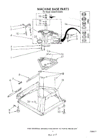 07 - Machine Base parts for Whirlpool Washer GCA2781XSW0 from AppliancePartsPros.com