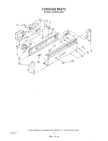08 - Console parts for Whirlpool Washer GCA2781XSW0 from AppliancePartsPros.com
