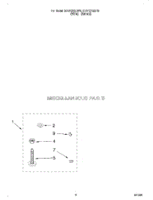 04 - Miscellaneous parts for Whirlpool Washer 3CAP2762BW0 from AppliancePartsPros.com