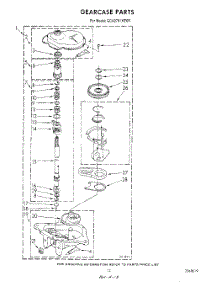 11 - Gearcase parts for Whirlpool Washer GCA2781XSW0 from AppliancePartsPros.com