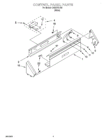 03 - Control Panel parts for Whirlpool Washer CAM2761JQ0 from AppliancePartsPros.com