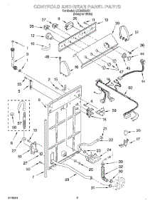 02 - Controls And Rear Panel parts for Whirlpool Washer LSQ8520JQ1 from AppliancePartsPros.com