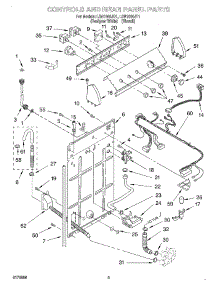 02 - Controls And Rear Panel parts for Whirlpool Washer LSN1000JT1 from AppliancePartsPros.com