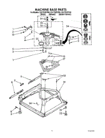 06 - Machine Base parts for Whirlpool Washer CA1752XYN0 from AppliancePartsPros.com