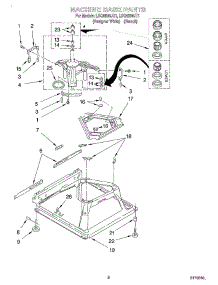 05 - Machine Base parts for Whirlpool Washer LSQ8500JT1 from AppliancePartsPros.com