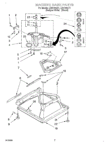 04 - Machine Base parts for Whirlpool Washer LSN1000JQ1 from AppliancePartsPros.com