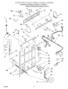 02 - Controls And Rear Panel parts for Whirlpool Washer LXR7244JT1 from AppliancePartsPros.com