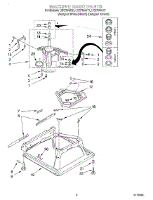 05 - Machine Base parts for Whirlpool Washer LXR7244JT1 from AppliancePartsPros.com