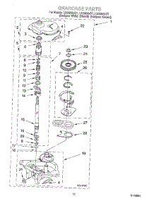 08 - Gearcase parts for Whirlpool Washer LSQ8543JZ1 from AppliancePartsPros.com