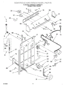 02 - Controls And Rear Panel parts for Whirlpool Washer LSR8233JQ1 from AppliancePartsPros.com