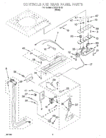 02 - Controls And Rear Panel parts for Whirlpool Washer LCR7244HQ0 from AppliancePartsPros.com
