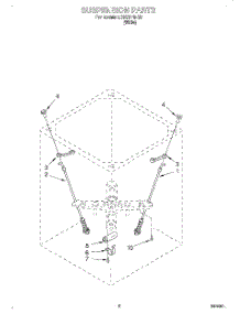 05 - Suspension parts for Whirlpool Washer LCR7244HQ0 from AppliancePartsPros.com