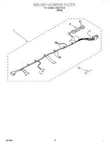 06 - Wiring Harness parts for Whirlpool Washer LCR7244HQ0 from AppliancePartsPros.com