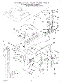 02 - Controls And Rear Panel parts for Whirlpool Washer LCR7244DZ3 from AppliancePartsPros.com
