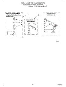 07 - Water System parts for Whirlpool Washer LCR7244DQ1 from AppliancePartsPros.com