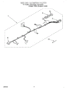 06 - Wiring Harness parts for Whirlpool Washer LCR7244DZ2 from AppliancePartsPros.com