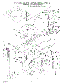 02 - Controls And Rear Panel parts for Whirlpool Washer LCR7244DZ4 from AppliancePartsPros.com