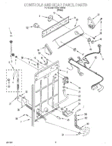 02 - Controls And Rear Panel parts for Whirlpool Washer LBR4132HQ0 from AppliancePartsPros.com