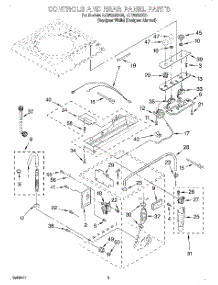 02 - Controls And Rear Panel parts for Whirlpool Washer LCR5232DQ4 from AppliancePartsPros.com