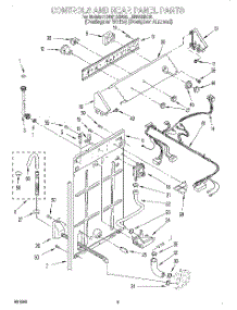 02 - Controls And Rear Panel parts for Whirlpool Washer LSR6132HZ0 from AppliancePartsPros.com