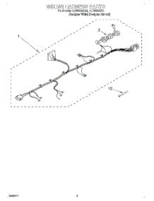 06 - Wiring Harness parts for Whirlpool Washer LCR5232DQ4 from AppliancePartsPros.com
