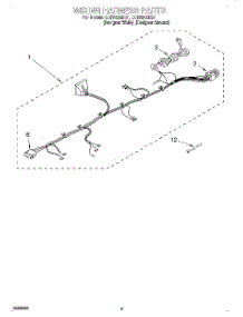 06 - Wiring Harness parts for Whirlpool Washer LCR5232DQ1 from AppliancePartsPros.com
