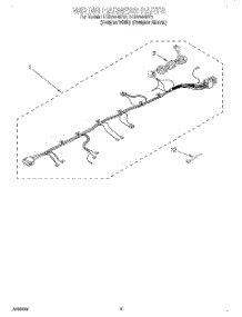 06 - Wiring Harness parts for Whirlpool Washer LCR7244DQ3 from AppliancePartsPros.com