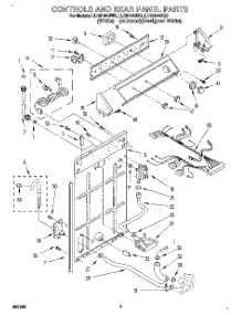 02 - Controls And Rear Panel parts for Whirlpool Washer LLR6144BN0 from AppliancePartsPros.com