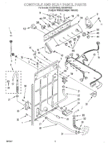 02 - Controls And Rear Panel parts for Whirlpool Washer GSQ9344EZ0 from AppliancePartsPros.com