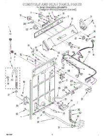 02 - Control And Rear Panel parts for Whirlpool Washer GSL9365EZ0 from AppliancePartsPros.com