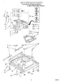 05 - Machine Base parts for Whirlpool Washer GSQ9344EZ0 from AppliancePartsPros.com