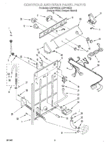 02 - Controls And Rear Panel parts for Whirlpool Washer LXR7144EQ2 from AppliancePartsPros.com