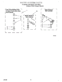 07 - Water System parts for Whirlpool Washer LXR7144EZ2 from AppliancePartsPros.com