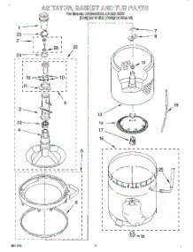 03 - Agitator, Basket And Tub parts for Whirlpool Washer LSQ9244EQ0 from AppliancePartsPros.com