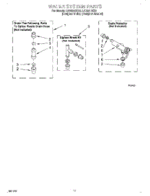 07 - Water System parts for Whirlpool Washer LSQ9244EQ0 from AppliancePartsPros.com