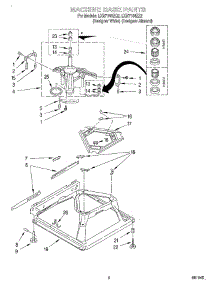 05 - Machine Base parts for Whirlpool Washer LXR7144EQ2 from AppliancePartsPros.com