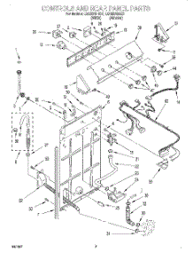 02 - Controls And Rear Panel parts for Whirlpool Washer LSQ8243HZ0 from AppliancePartsPros.com