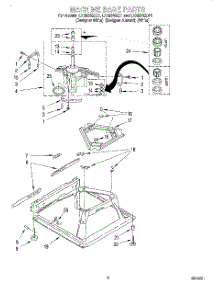 05 - Machine Base parts for Whirlpool Washer LXR9245EQ1 from AppliancePartsPros.com
