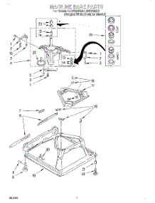 04 - Machine Base parts for Whirlpool Washer LSR7233HQ0 from AppliancePartsPros.com