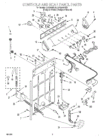 02 - Controls And Rear Panel parts for Whirlpool Washer LSQ9264HZ0 from AppliancePartsPros.com