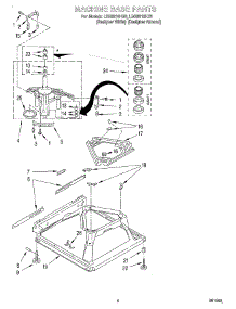 05 - Machine Base parts for Whirlpool Washer LSQ9210HZ0 from AppliancePartsPros.com