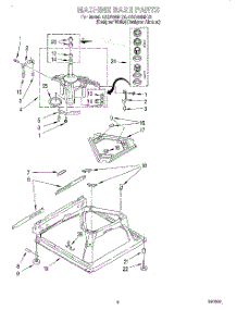05 - Machine Base parts for Whirlpool Washer GSQ9364HQ0 from AppliancePartsPros.com