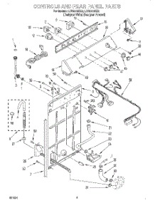 02 - Controls And Rear Panel parts for Whirlpool Washer LXR9245EQ2 from AppliancePartsPros.com