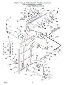 02 - Controls And Rear Panel parts for Whirlpool Washer GSN2000HQ0 from AppliancePartsPros.com