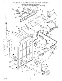02 - Control And Rear Panel parts for Whirlpool Washer GSL9365EQ2 from AppliancePartsPros.com