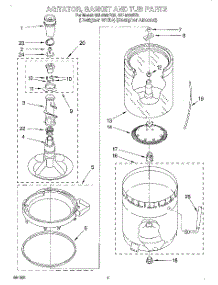 03 - Agitator, Basket And Tub parts for Whirlpool Washer GSL9365EQ2 from AppliancePartsPros.com