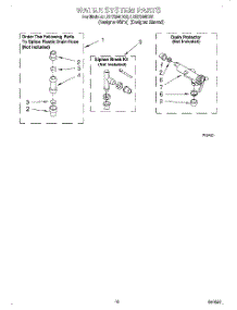 07 - Water System parts for Whirlpool Washer LCR7244DZ5 from AppliancePartsPros.com