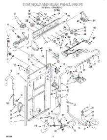 02 - Control And Rear Panel parts for Whirlpool Washer LSW9245EQ0 from AppliancePartsPros.com